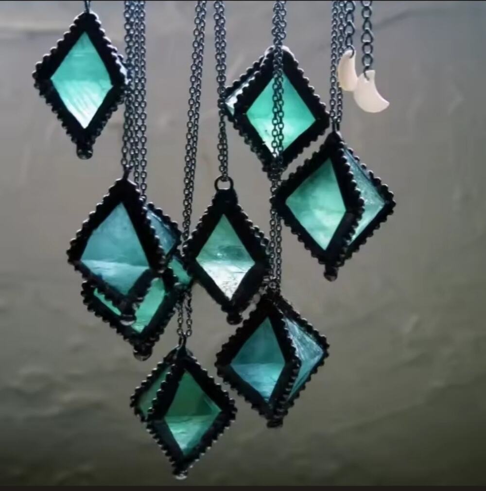 Down Under Green Fluorite Boho Necklace